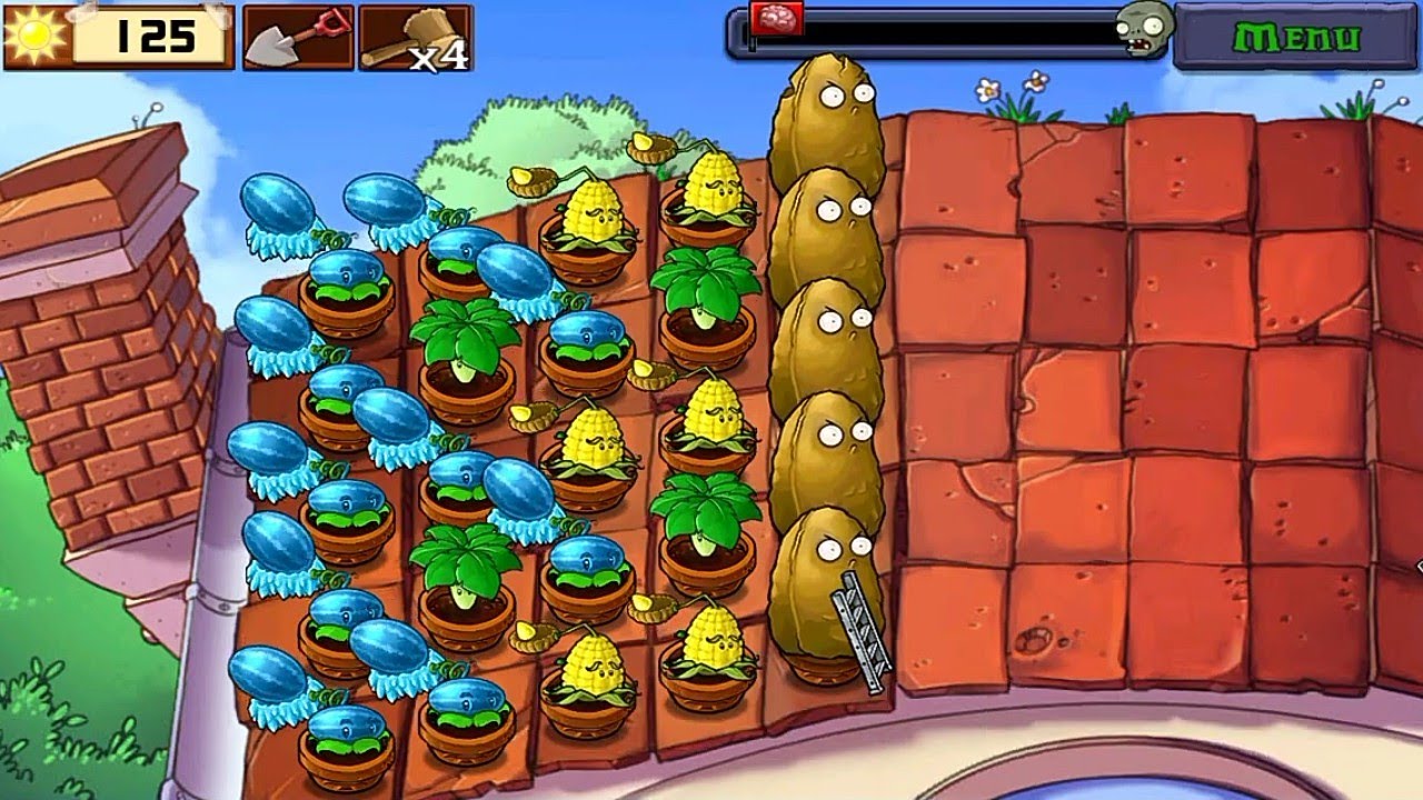 Plants vs Zombies | Last Stand: ROOF (iOS Android)