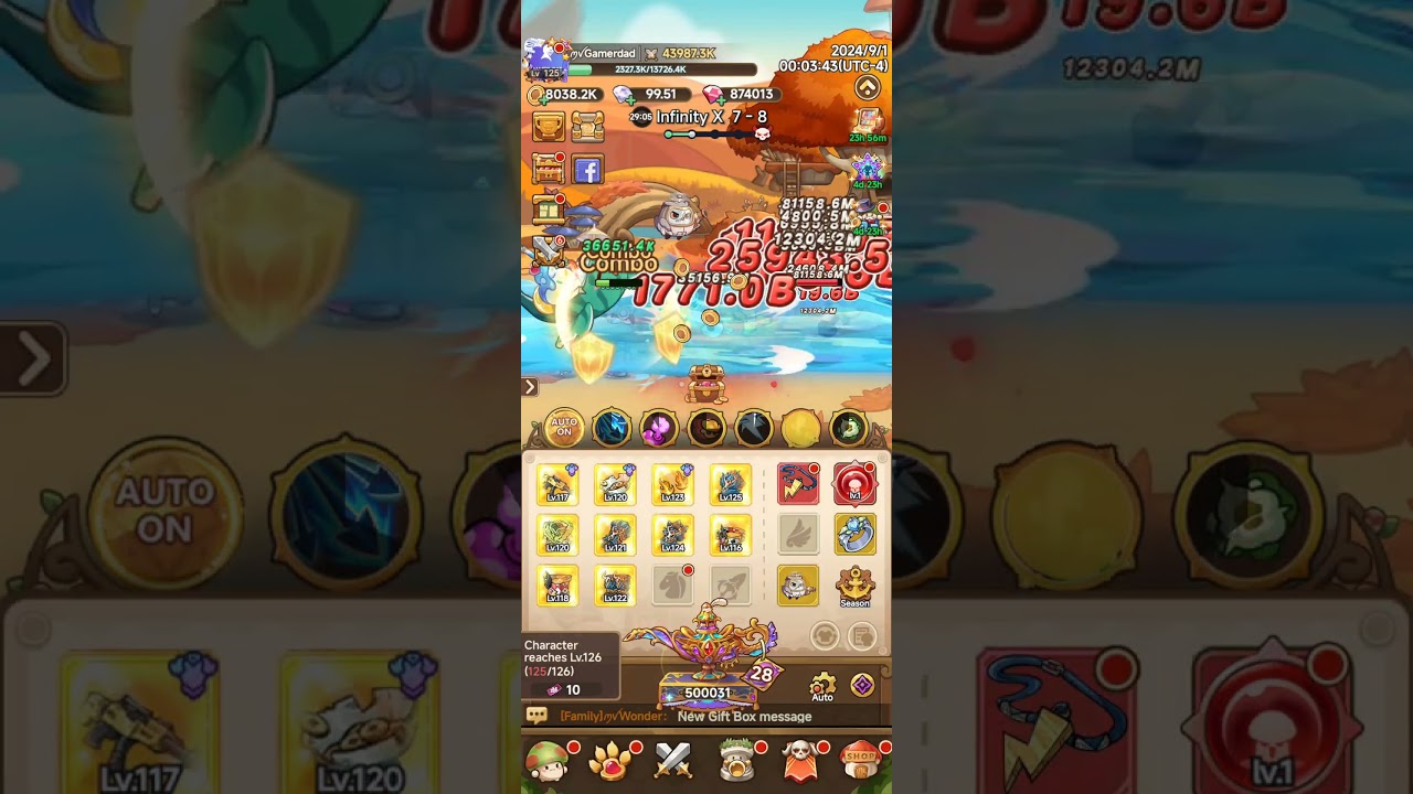 Legend of mushroom - eternal gear unlocked 500k lamps