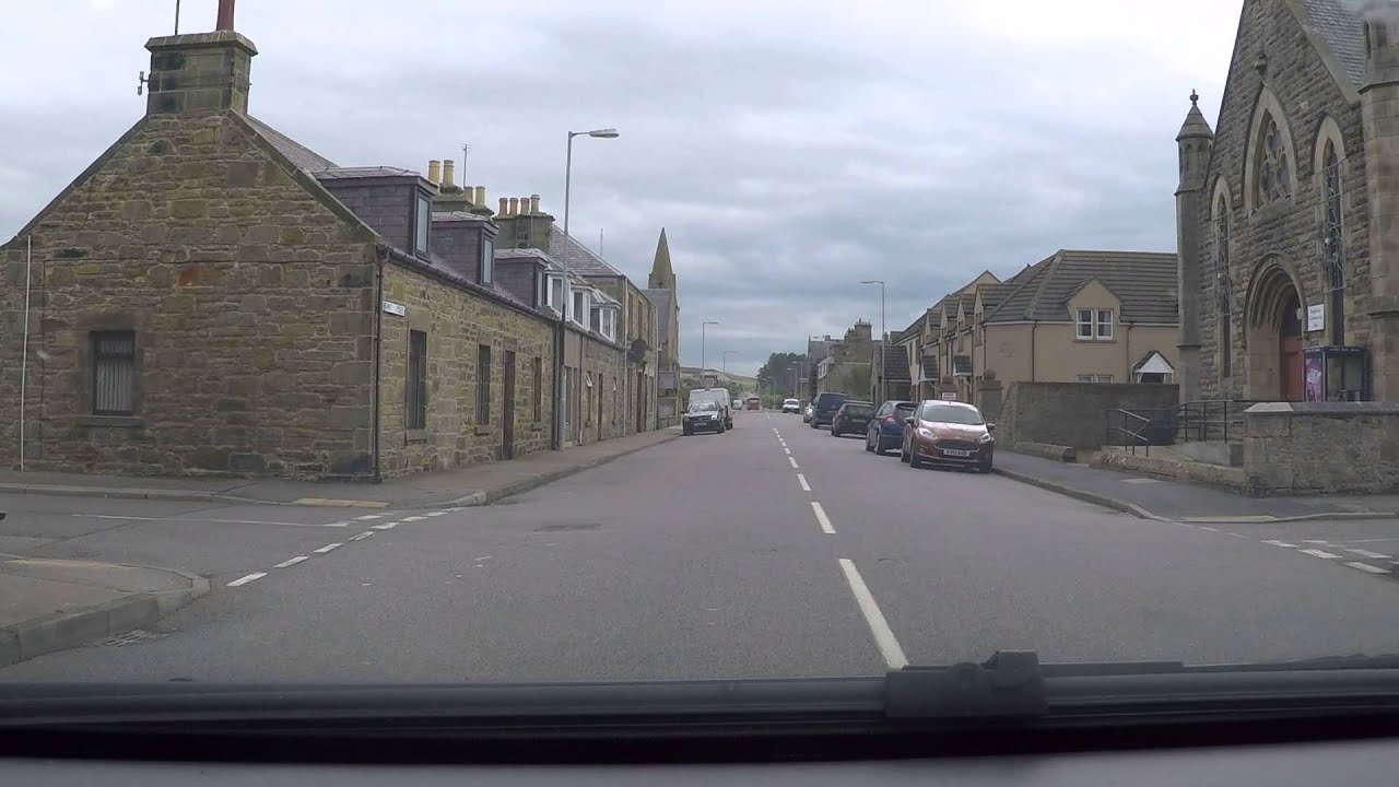 Burghead, Moray, Scotland - by car