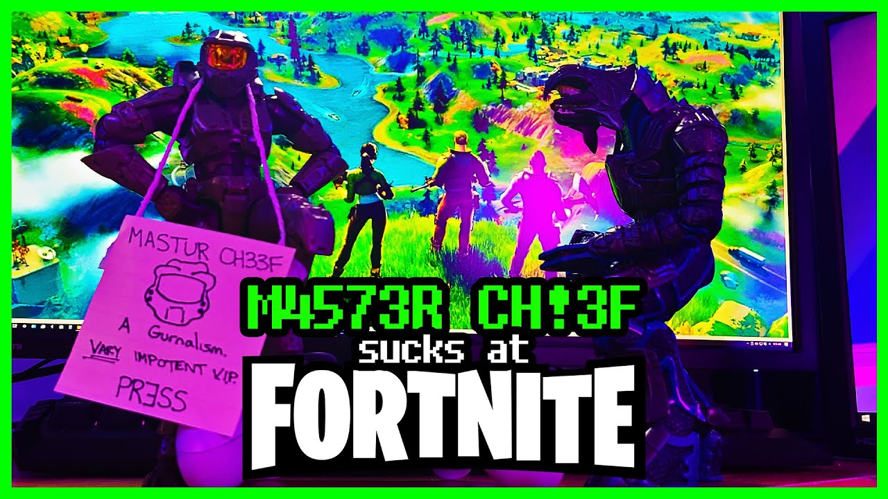 Master Chief Sucks at Fortnite