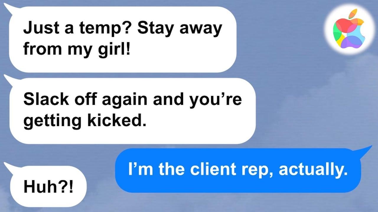 【Apple】He thinks I'm a temp worker and harasses me  Discrimination at work will not be tolerated