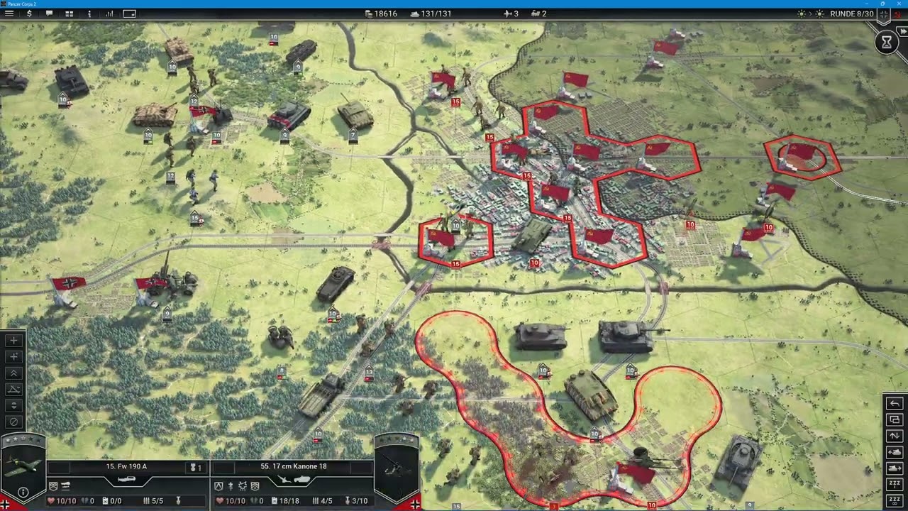 PanzerCorps 2 - Map 16 Moskau Teil 2 von Wildthing