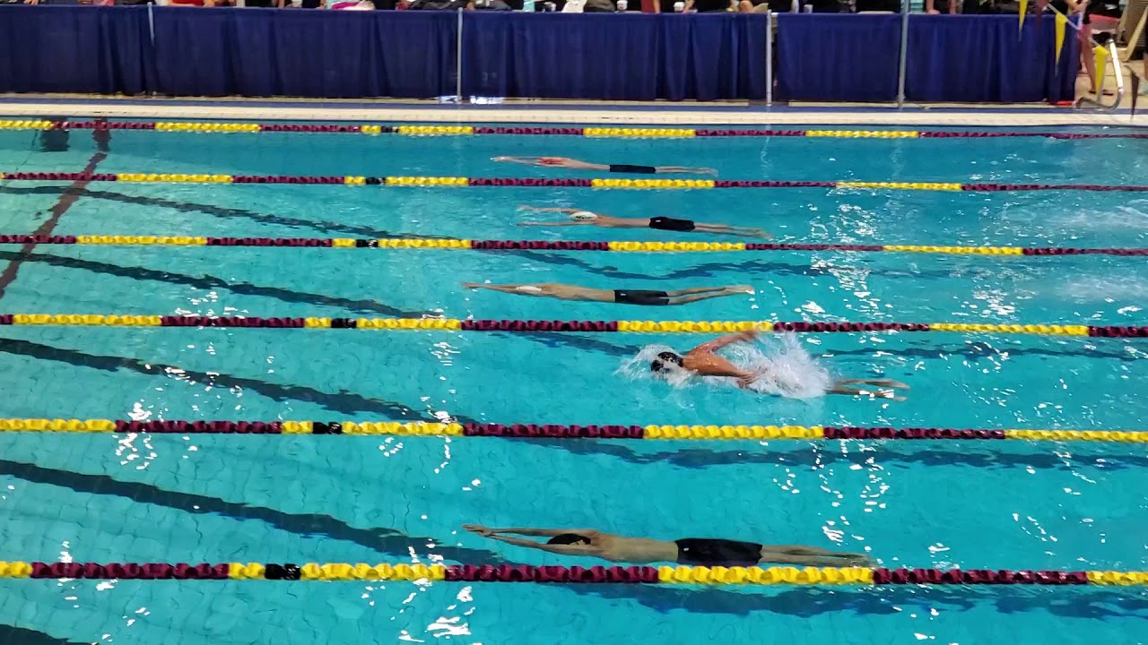 2019 Chilliwack Age Group Championships || 100m Fly || Alan - Lane 1
