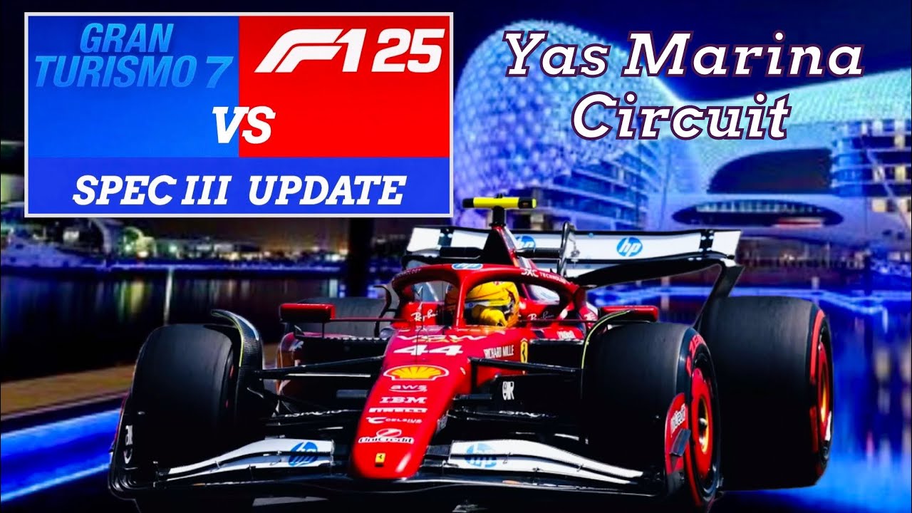GT7 Spec III vs F1 25 - Yas Marina Circuit | Which Game Feels More Real?