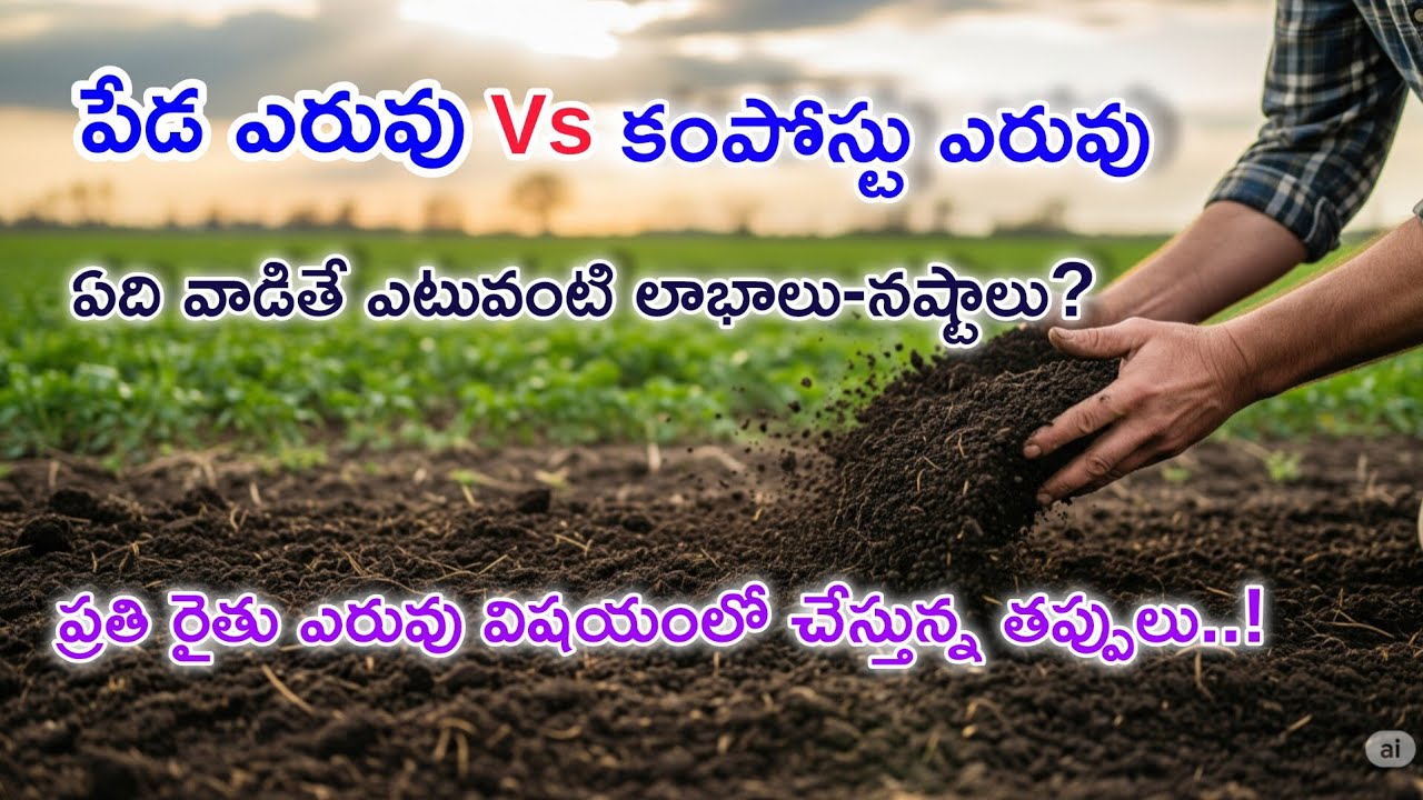 పేడ ఎరువు వేస్తున్నారా? పేడ ఎరువు వాడడం వల్ల నష్టాలు ఏంటి? మరి నేల యొక్క సారం పెంచడం ఎలా?