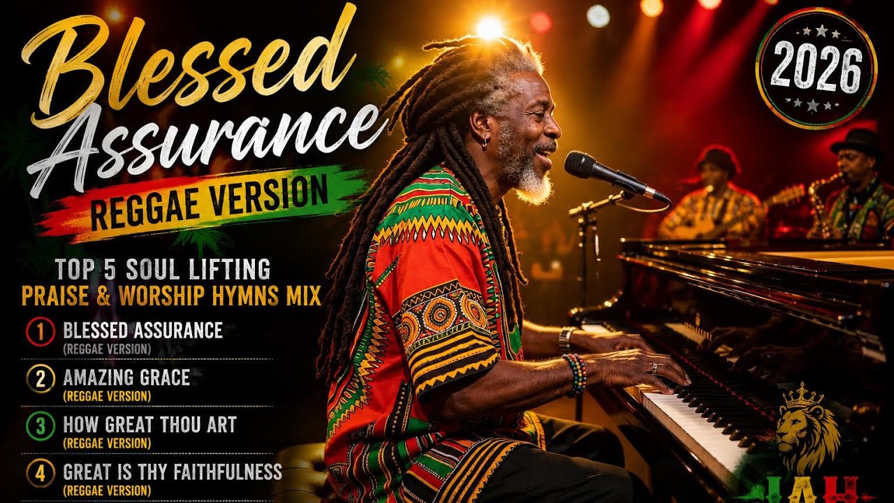 Blessed Assurance Reggae Version 2026 | Top 5 Soul Lifting Praise & Worship Hymns Mix 