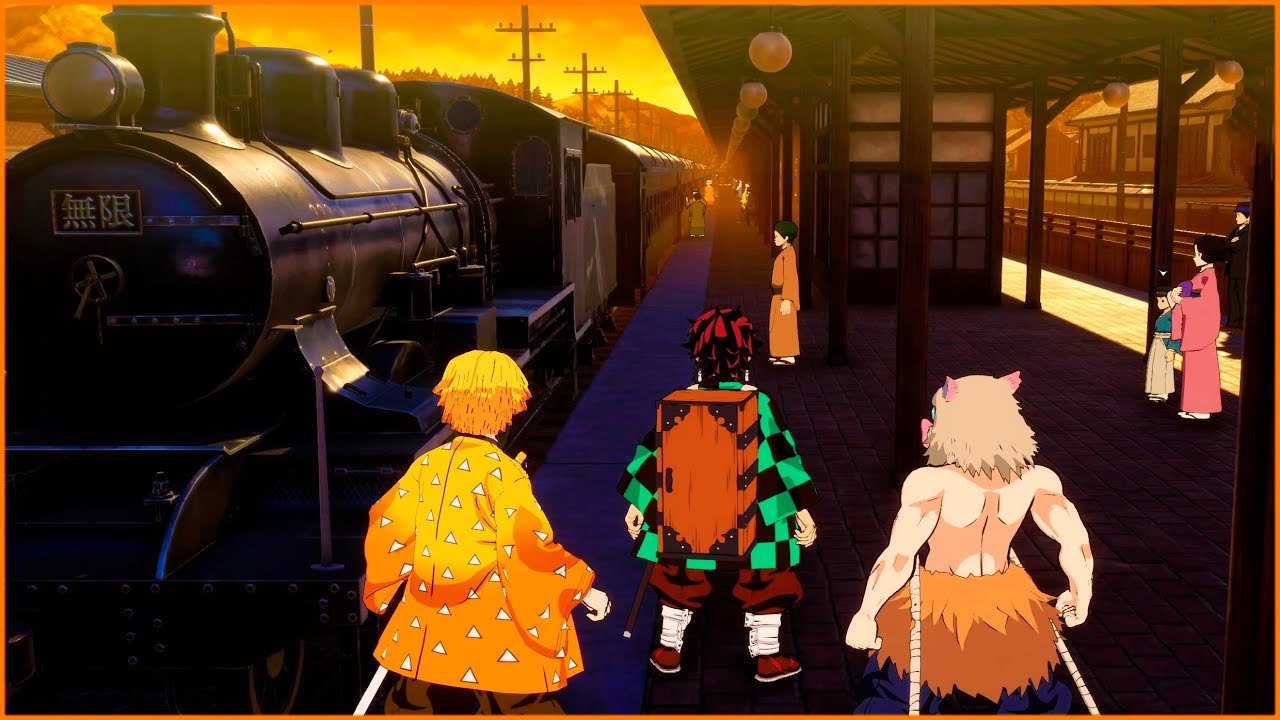 Exploring The Mugen Train Station | Demon Slayer The Hinokami Chronicles RPG