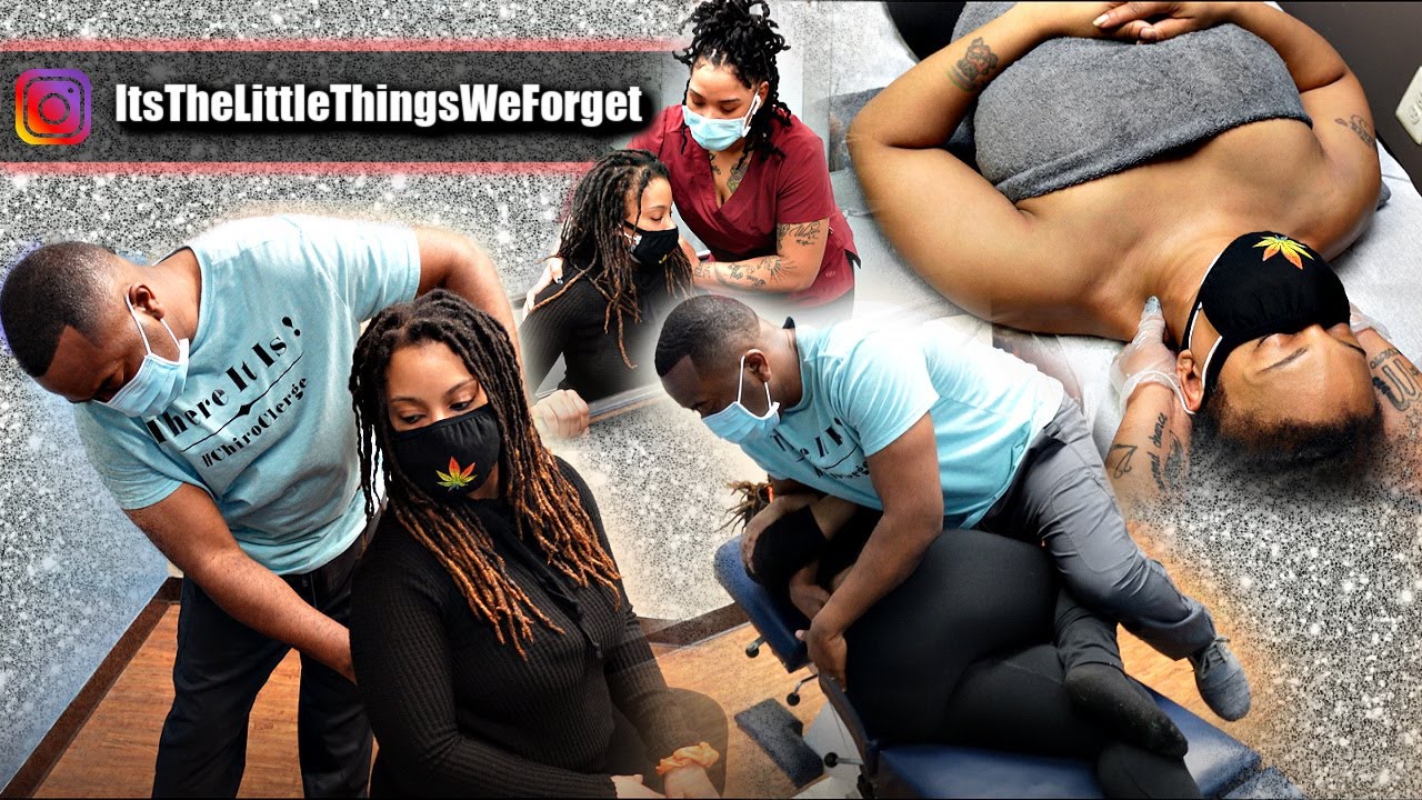 CHIROPRACTIC TREATMENT Can Be Fun TOO! ASMR Massage - Bone CRACKING Relief by CHIROPRACTOR!