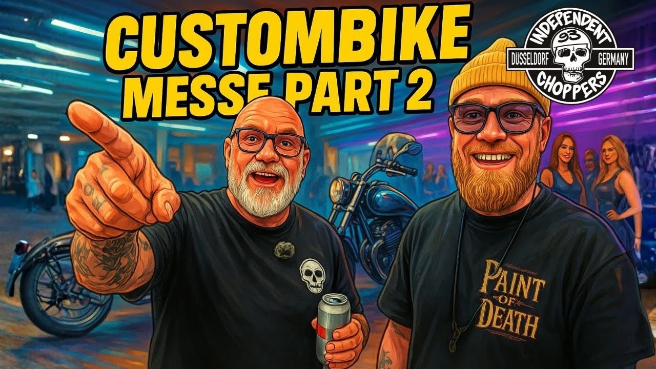 Custombike Show 2025 PART 2 – 🔥Unser Stand & Personal Bikes | Independent Choppers Rundgang🔥