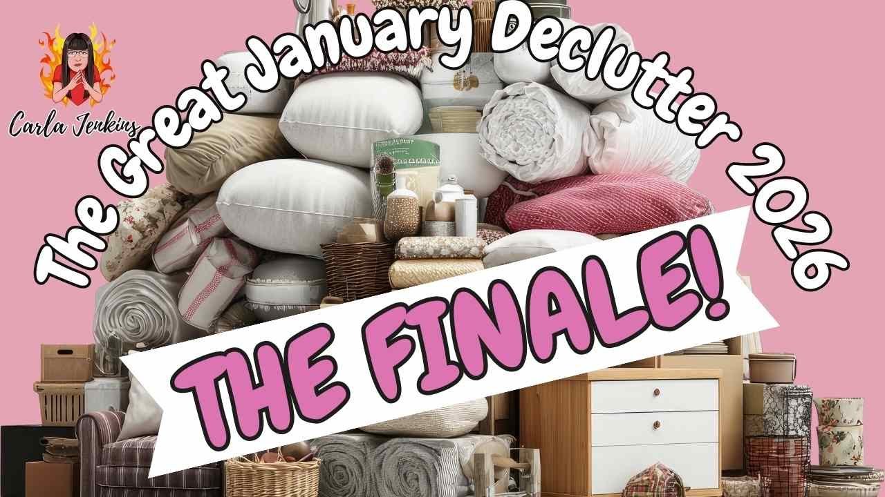 THE GREAT JANUARY DECLUTTER 2026 - PT 4:  The Grand Finale - How many items gone? | CARLA JENKINS