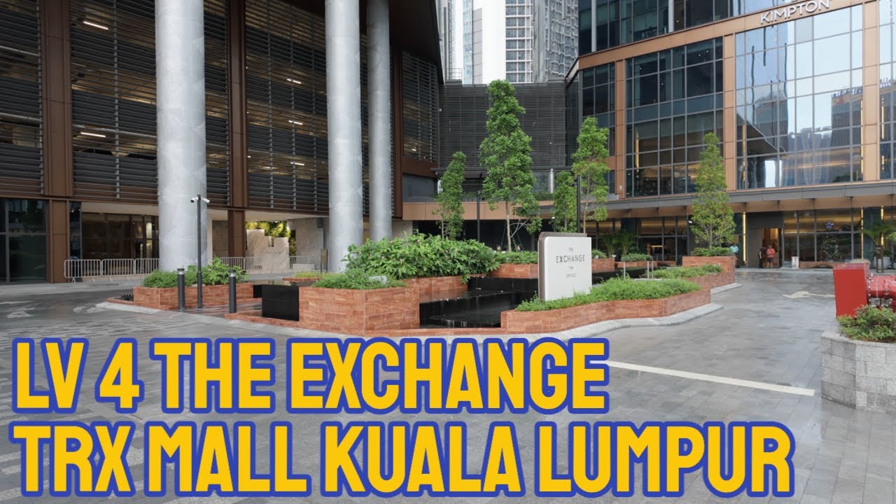 🎥 [WALKING TOUR] Walking at Level 4 TRX Exchange Mall | Kuala Lumpur 4K