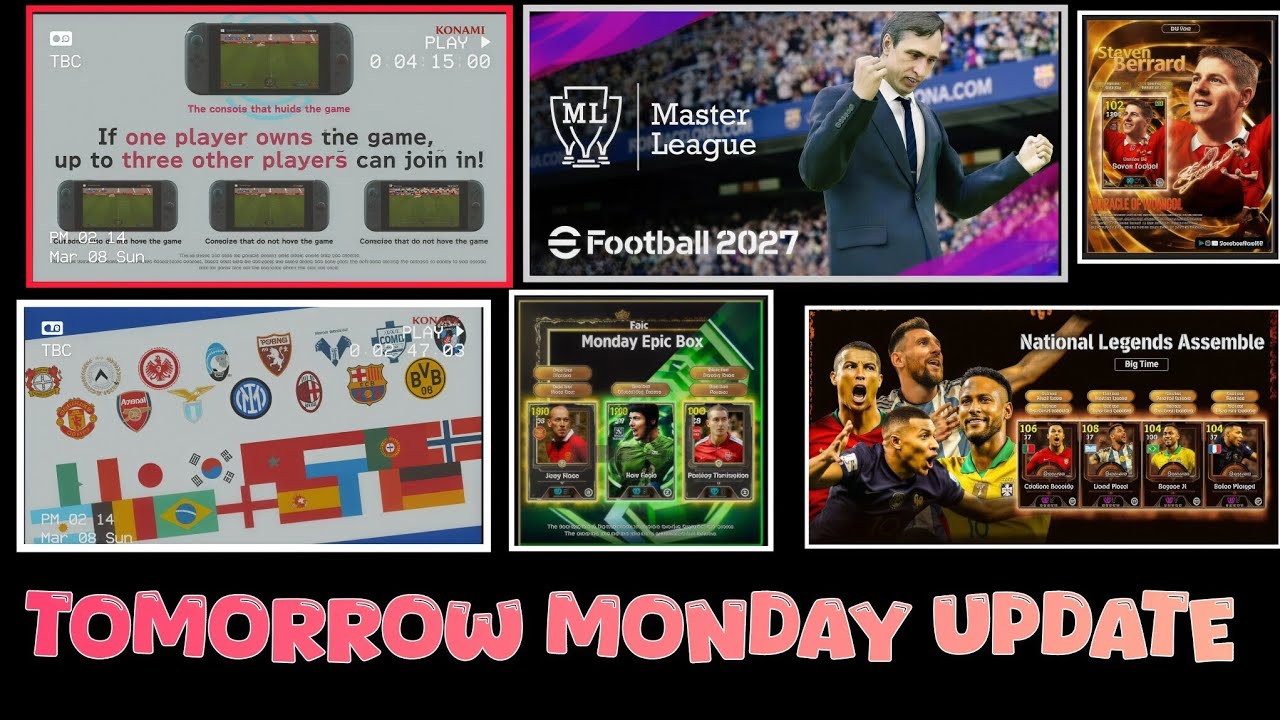What's Coming On Monday And Next Thursday In eFootball 2026 Nostalgia New Epic Pack,Free Big Time 🔥😍