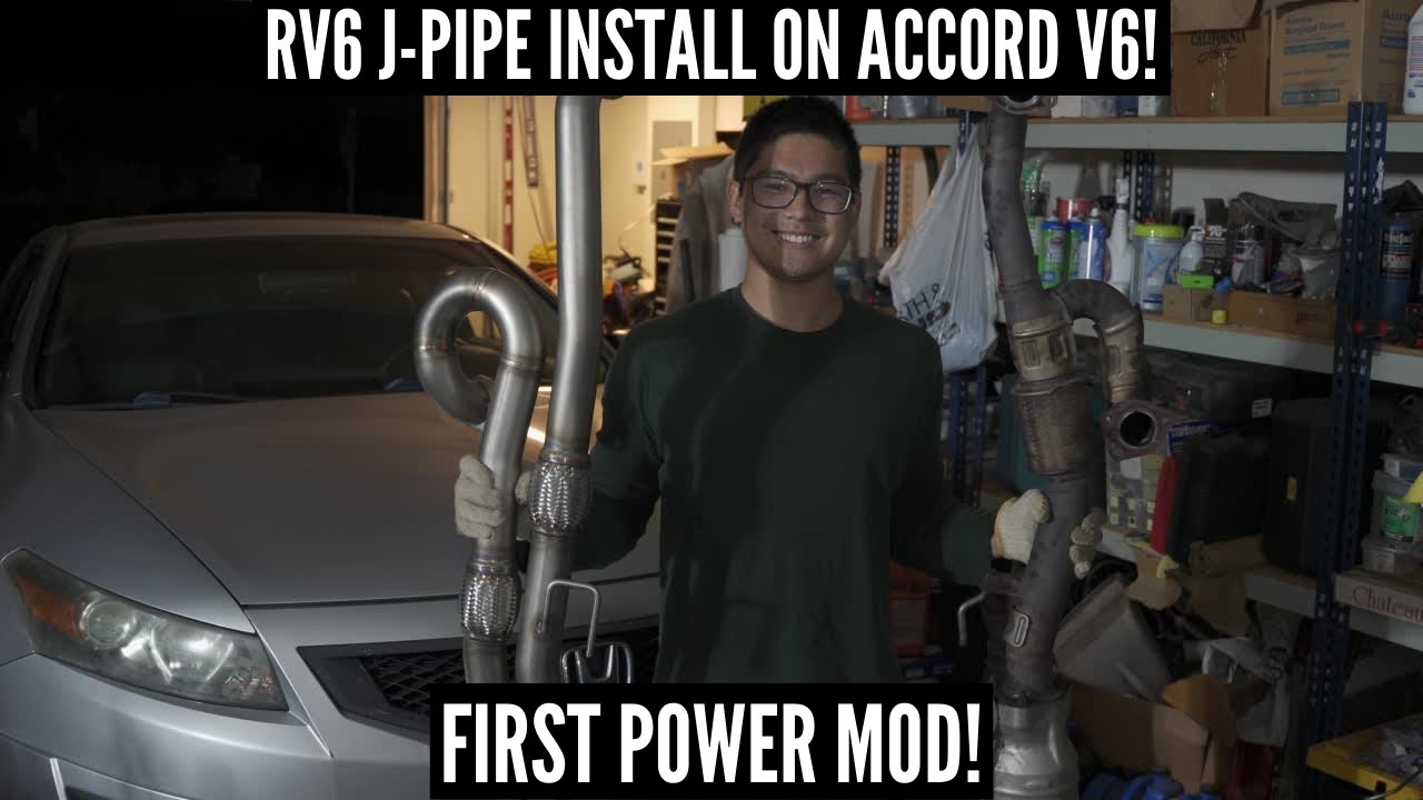 THE ACCORD V6 PULLS MUCH STRONGER NOW! | RV6 V2 Long Tube J-Pipe Installation For 08-12 Accord V6