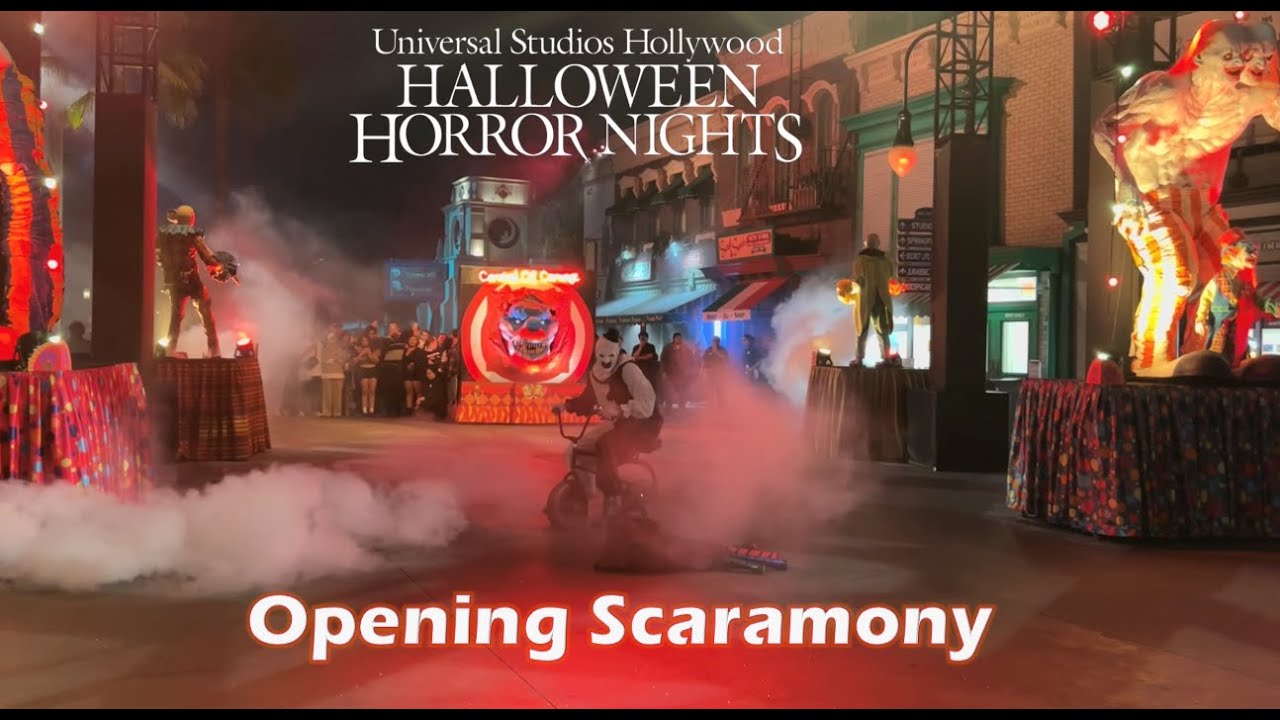 Opening Scaramony - Halloween Horror Nights Hollywood 2025