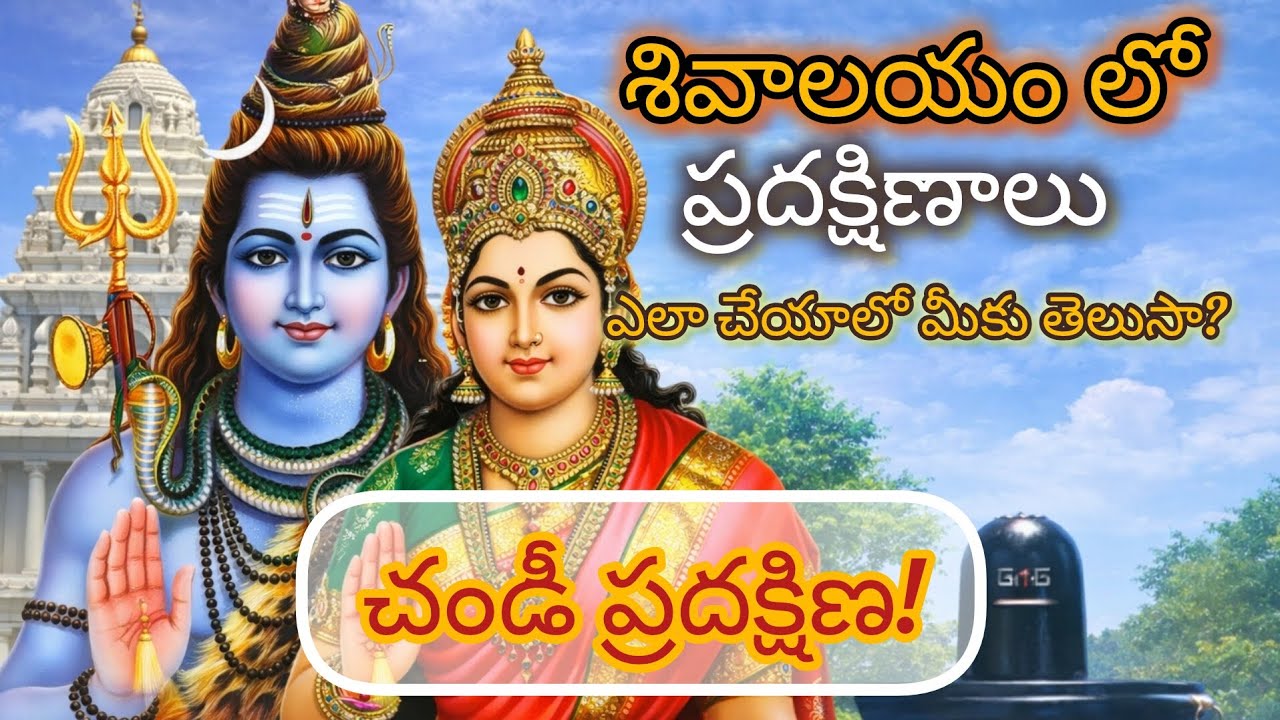 శివాలయంలో ప్రదక్షిణ ఎలా చేయాలి? | చండీ ప్రదక్షిణ పూర్తి వివరణ | Telugu