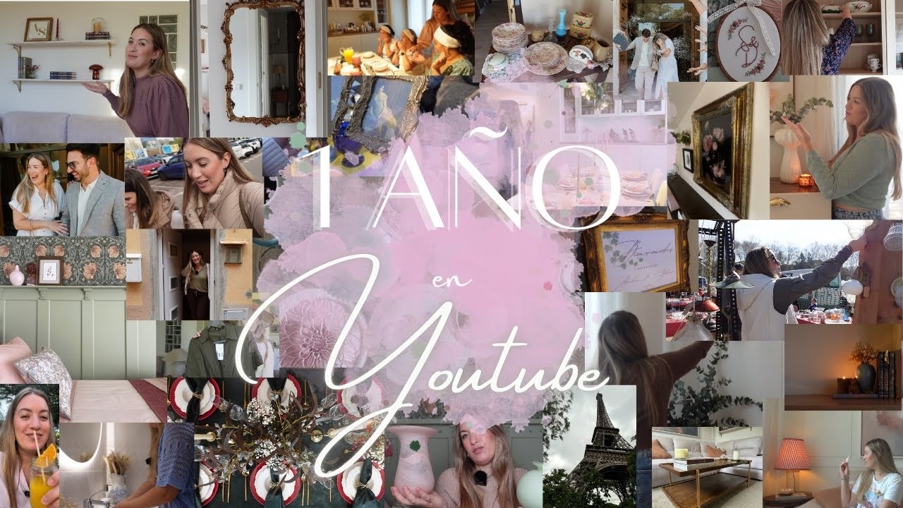 MI 1er AÑO en YOUTUBE | RECORRIDO por TODOS los PROYECTOS del 2023/24 🥰💕🛠️