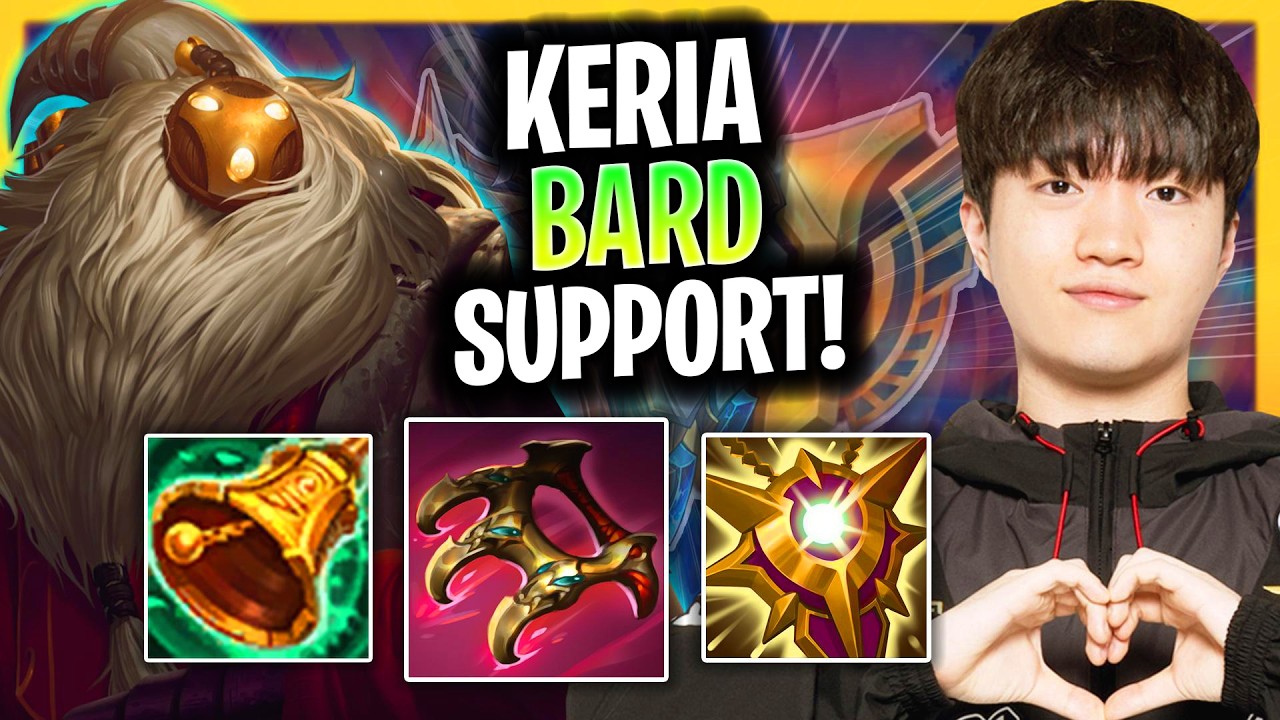 T1 KERIA&rsquo;S BARD GAMEPLAY IS ABSOLUTELY WILD! | T1 Keria Plays Bard Support Patch 26.16