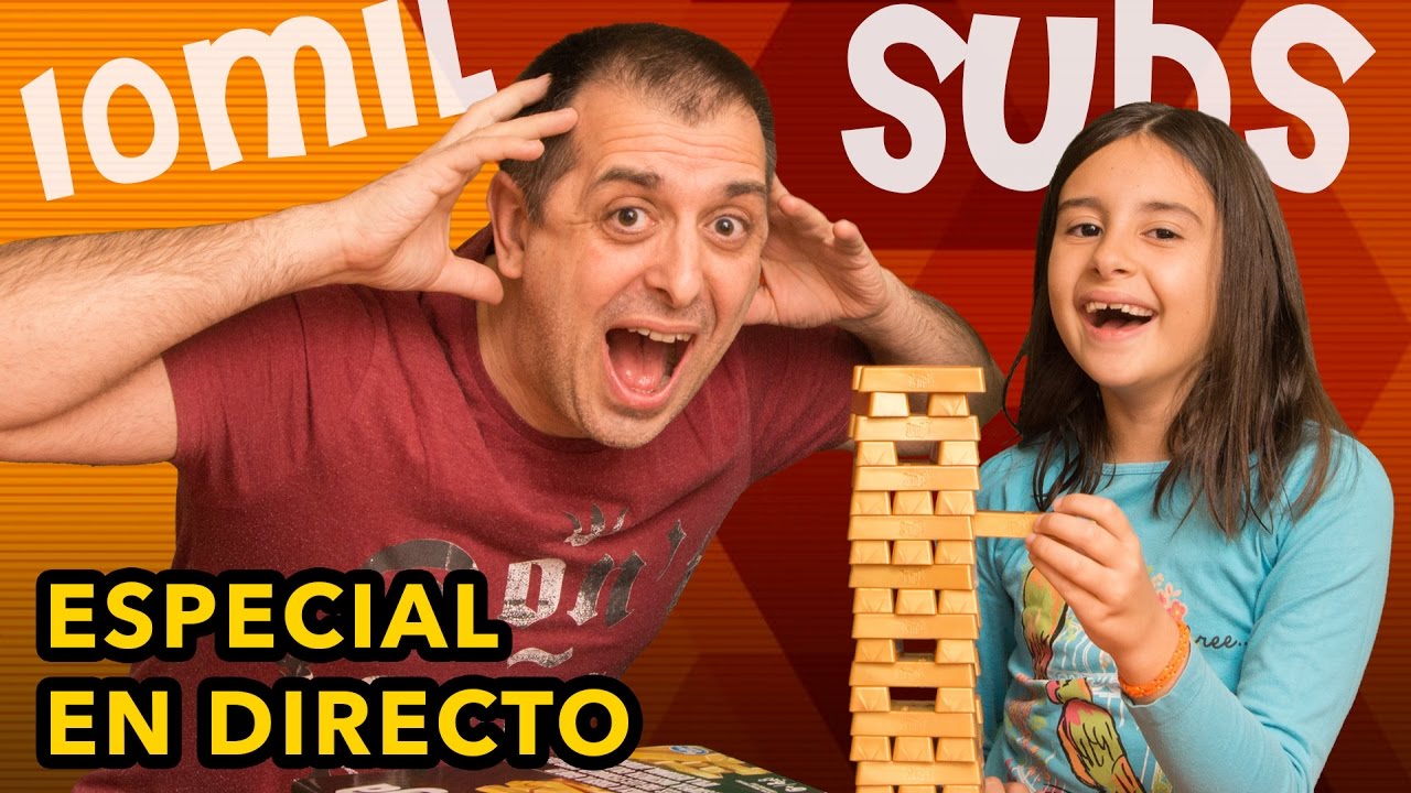 Especial 10.000 suscriptores. RETO Jenga Gold EN DIRECTO.