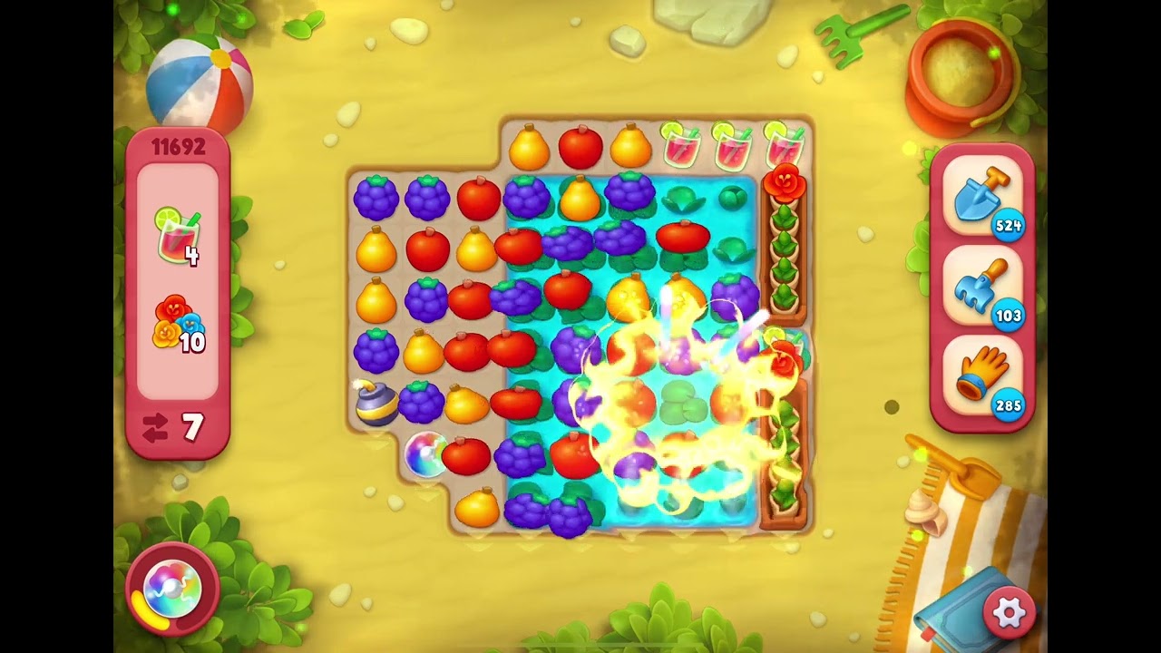 GardenScapes Level 11692 no boosters
