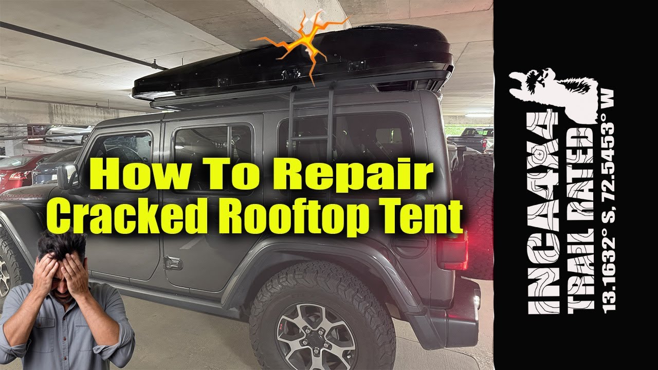 [🚨must see] How to repair cracked hardshell rooftop tent RTT