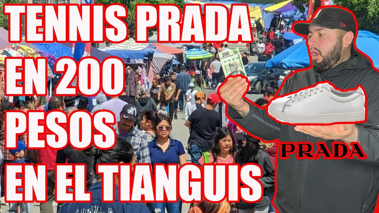 ENCONTRE TENNIS PRADA en 200 Pesos con VALOR de 900 DOLARES en el SOBRE RUEDAS