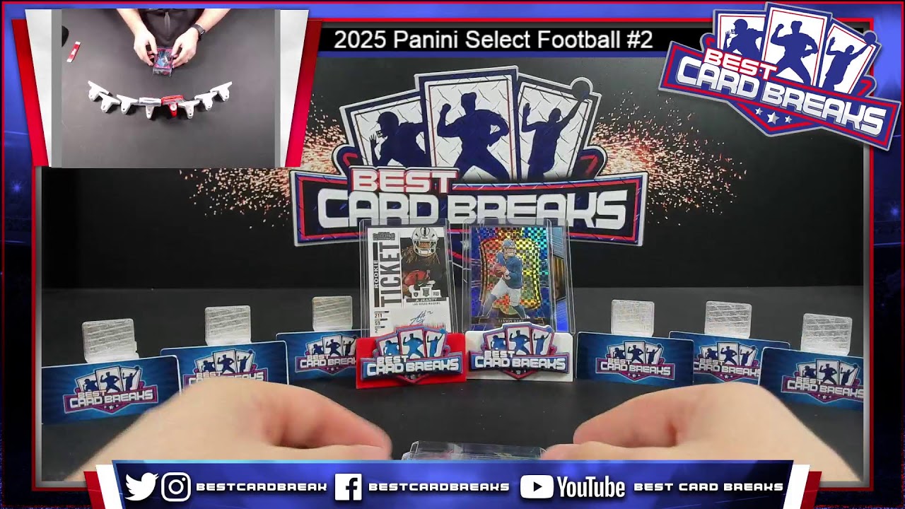 2025 Panini Select Football #2 - Hobby 3 Box Pick Your Team 2/22/26