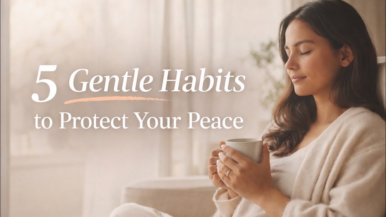 5 Gentle Habits to Protect Your Peace | Wellness Wednesday 
