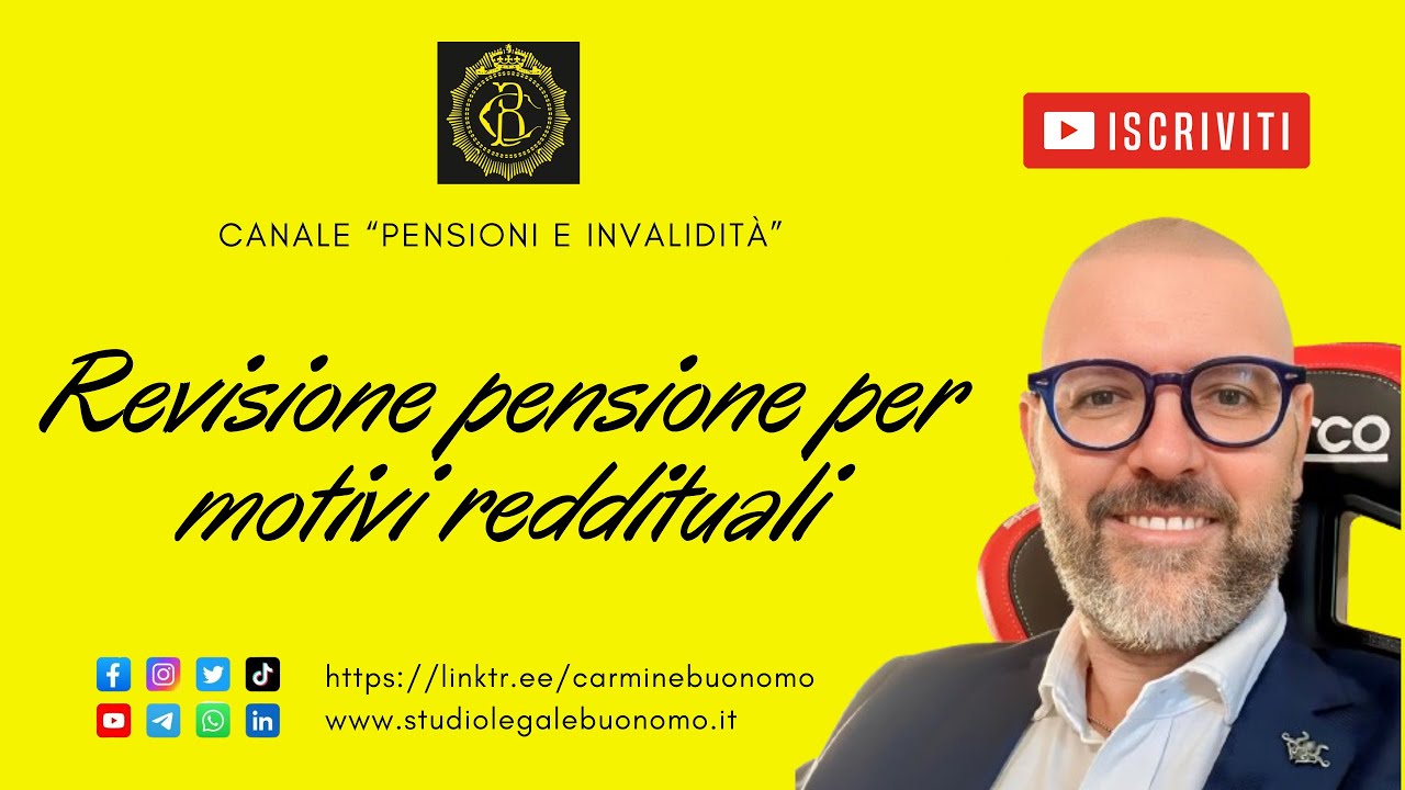 Revisione assegno ordinario invalidità (“IO”) per motivi reddituali