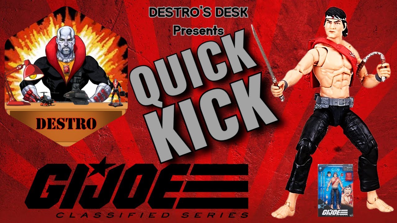 G I JOE CLASSIFIED SERIES - QUICK KICK Unboxing and Review