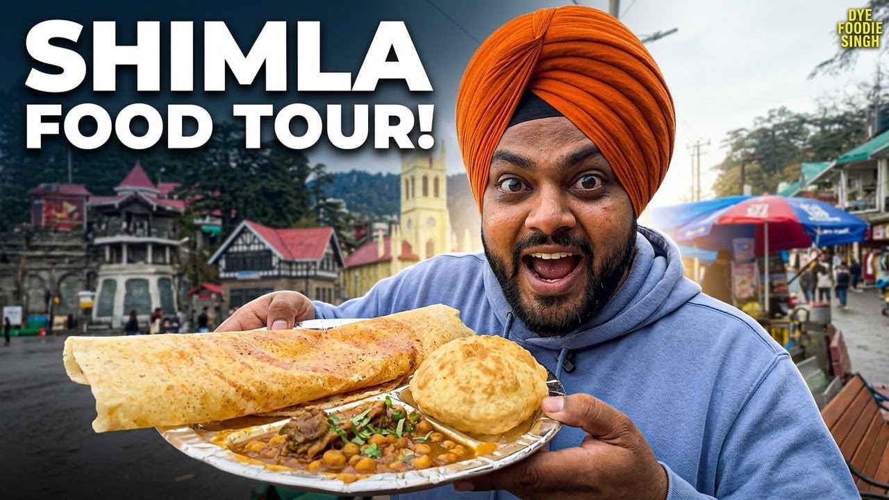 Hidden Gems of Shimla Street Food | Best Chole Kulche, Pastries, Hotdog