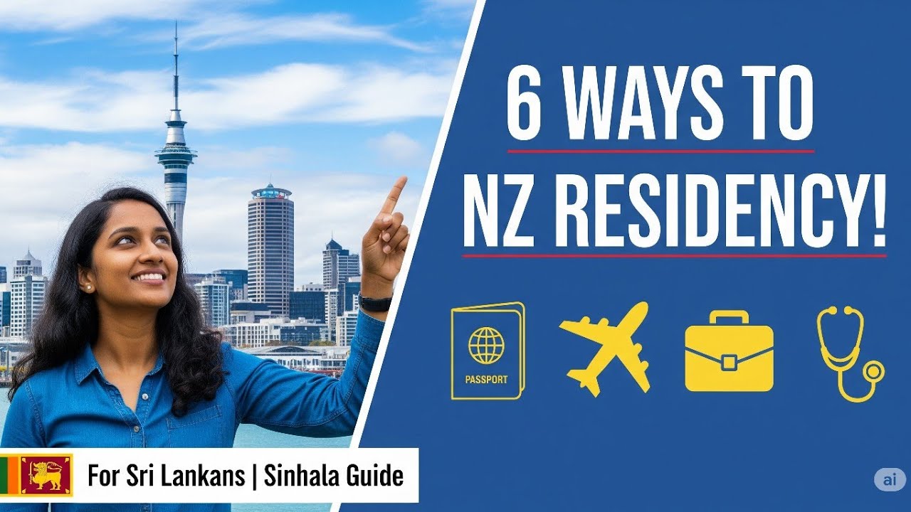 New Zealand ඇවිත් පදිංචිය ගන්න ක්‍රම 6ක්ම.#New Zealand Residence Pathways#life in new zealand 