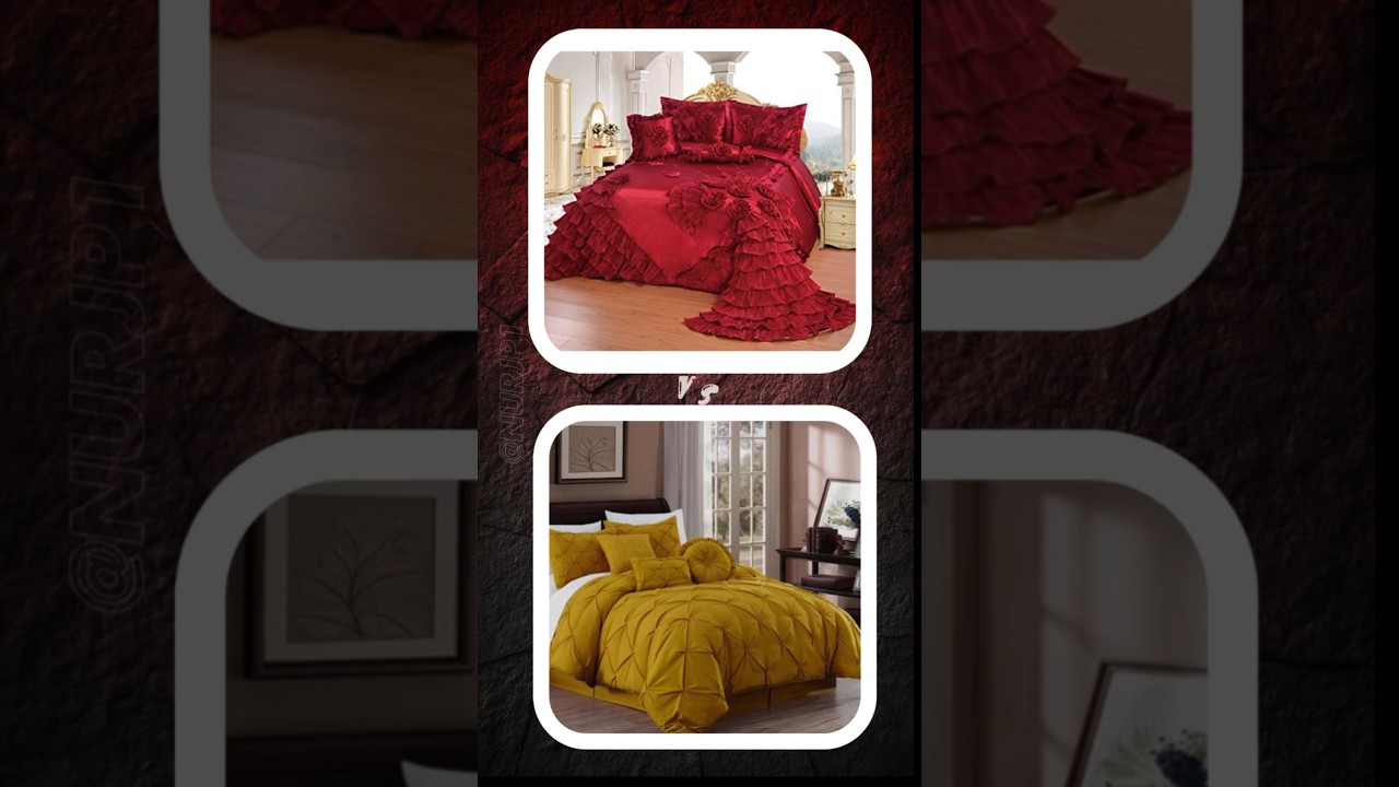 Luxury Bed Set Showdown idea 🛏️#bedsets #bedset #bedroom #shorts