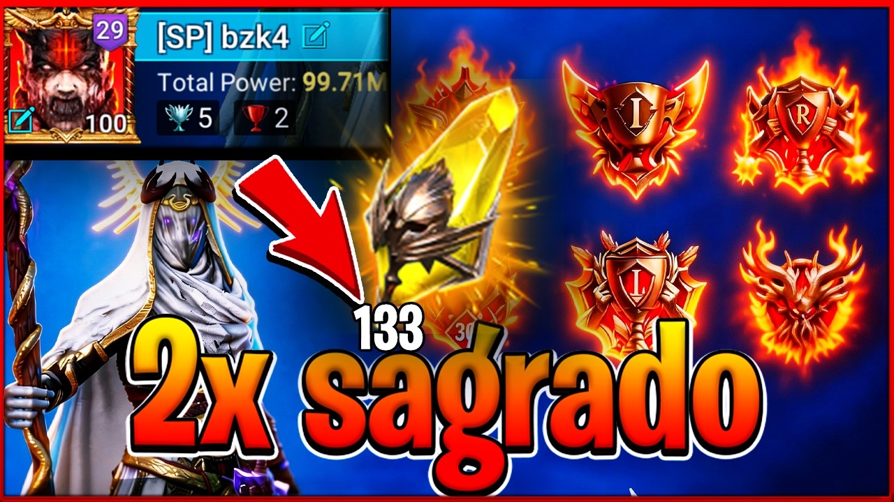 ABERTURA DE FRAGMENTOS | 133 SAGRADOS | RAID SHADOW LEGENDS