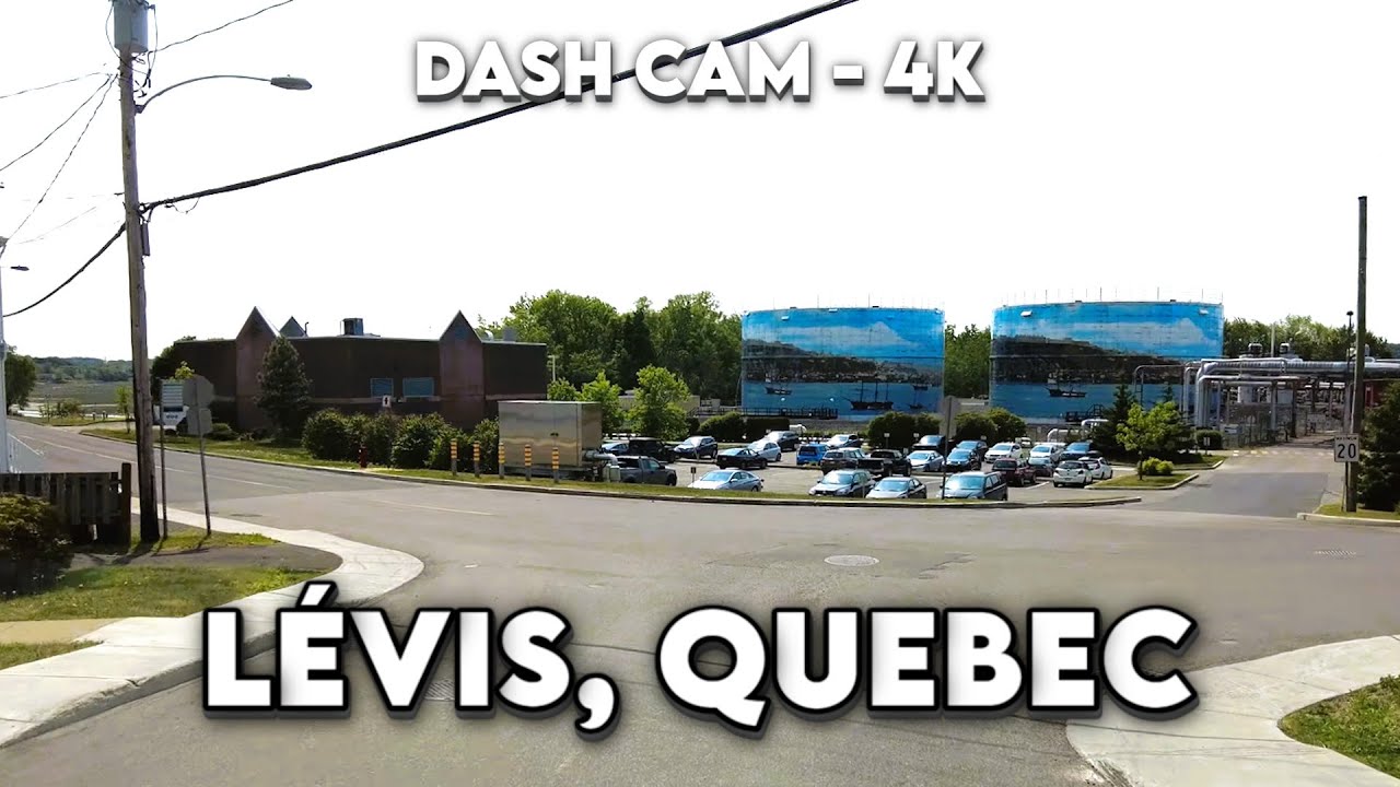🚗 Explore Lévis, Quebec: A Stunning 4K Drive Through Riverside Splendor!