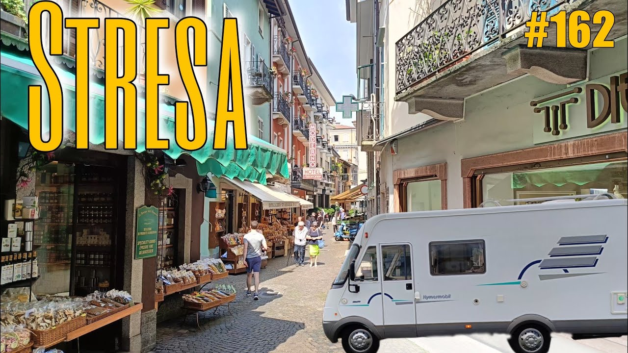 MET DE CAMPER IN ITALIË | HET DORPJE STRESA BEZOEKEN #162