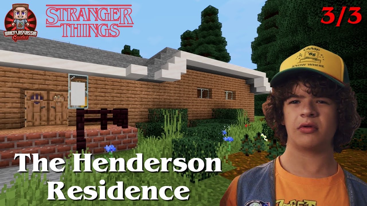 How to build Dustin's House from Stranger Things in Minecraft!! [3/3]