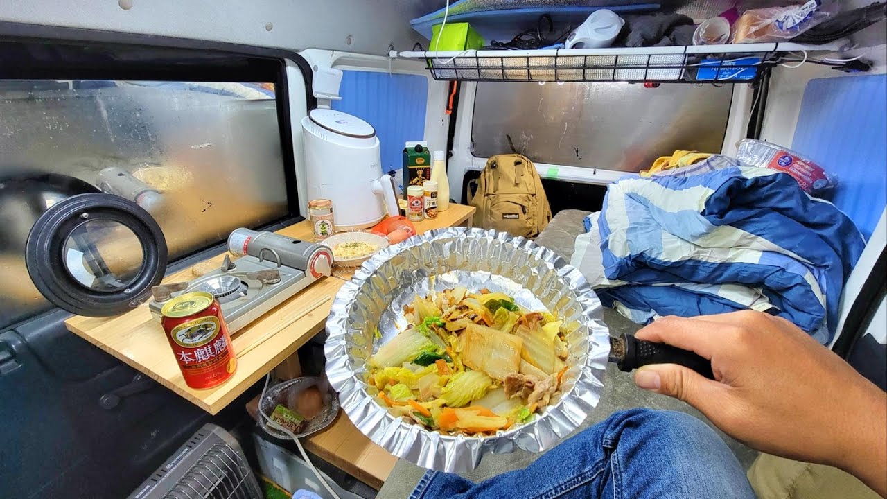 【兵庫】7万円の軽で寒冷地をめぐる真冬の車上生活車中泊旅#1