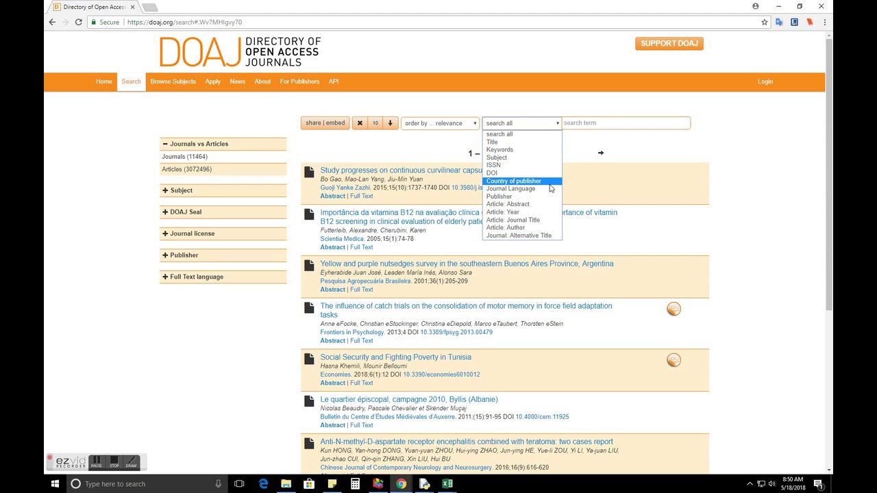 Directory of Open Access Journals