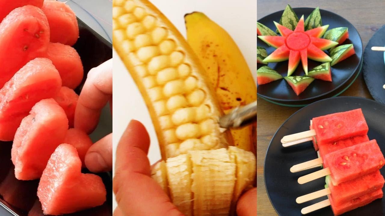 Ninja Cute Fruit Art Ideas - Fruits & Vegetable Plate Decoration !