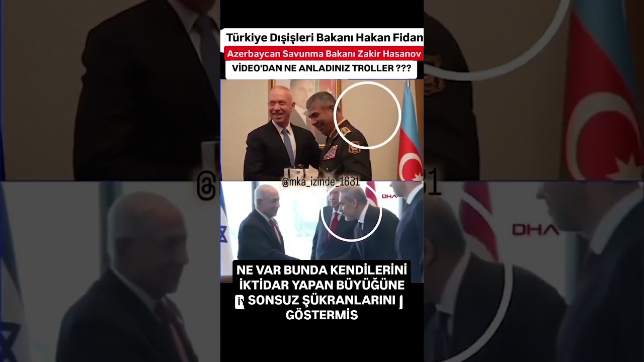 #Erdoğan #HakanFidan #Netanyahu Israil t&uuml;rkiye işbirliği BOP projesi azerbaycan da bu in i&ccedil;inde