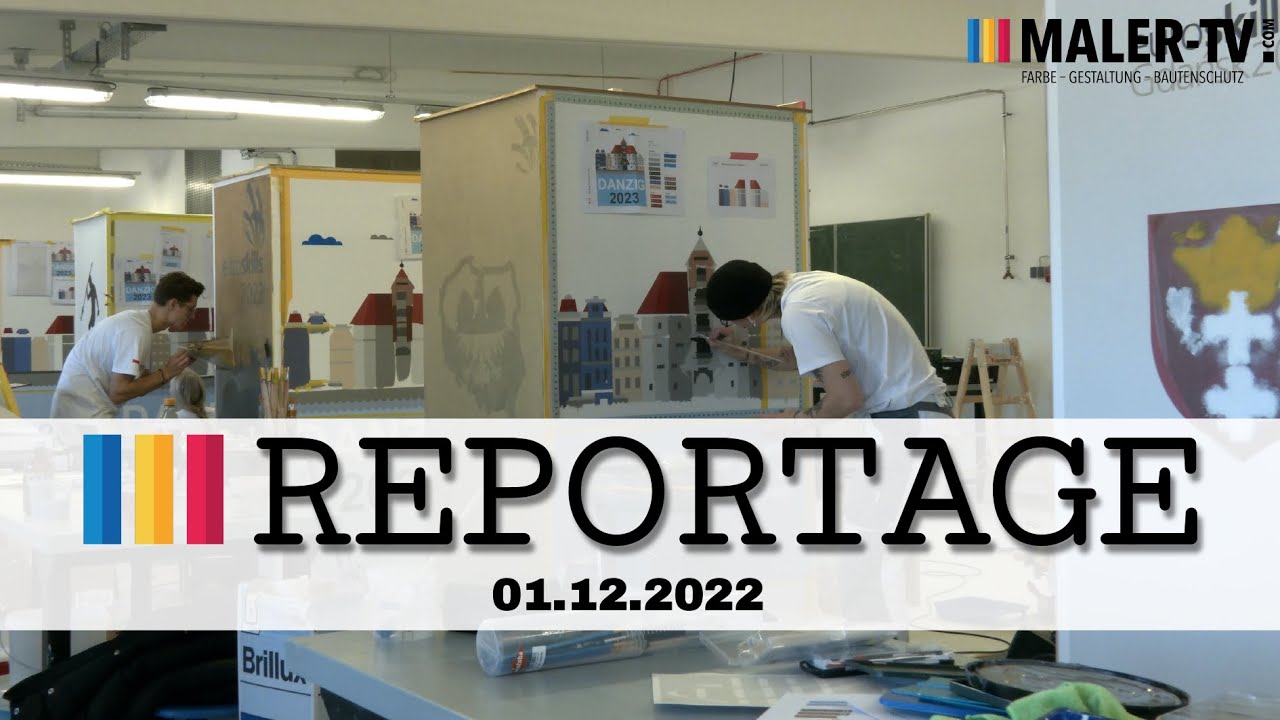Bundesleistungswettbewerb der Maler 2022 | MALER-TV REPORTAGE