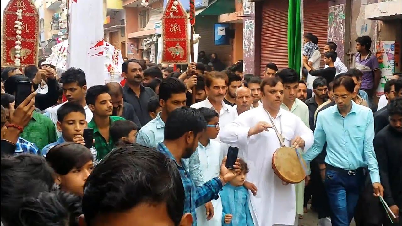 Amroha Moharram Juloos | Mohallah Bara Bazar | Hussaini Baja | Amroha Azadari India | Amroha