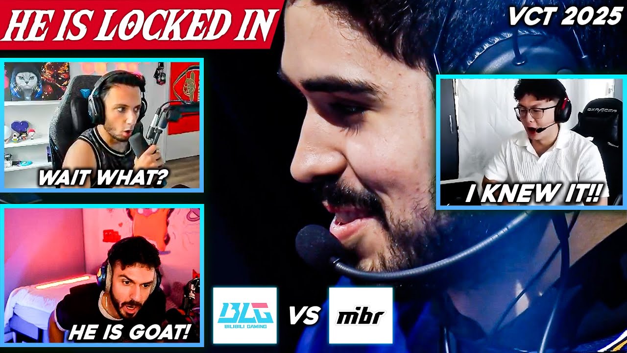 FNS Tarik & Shanks Reacts To MIBR vs BLG Insane Moments VCT 2025 Highlights