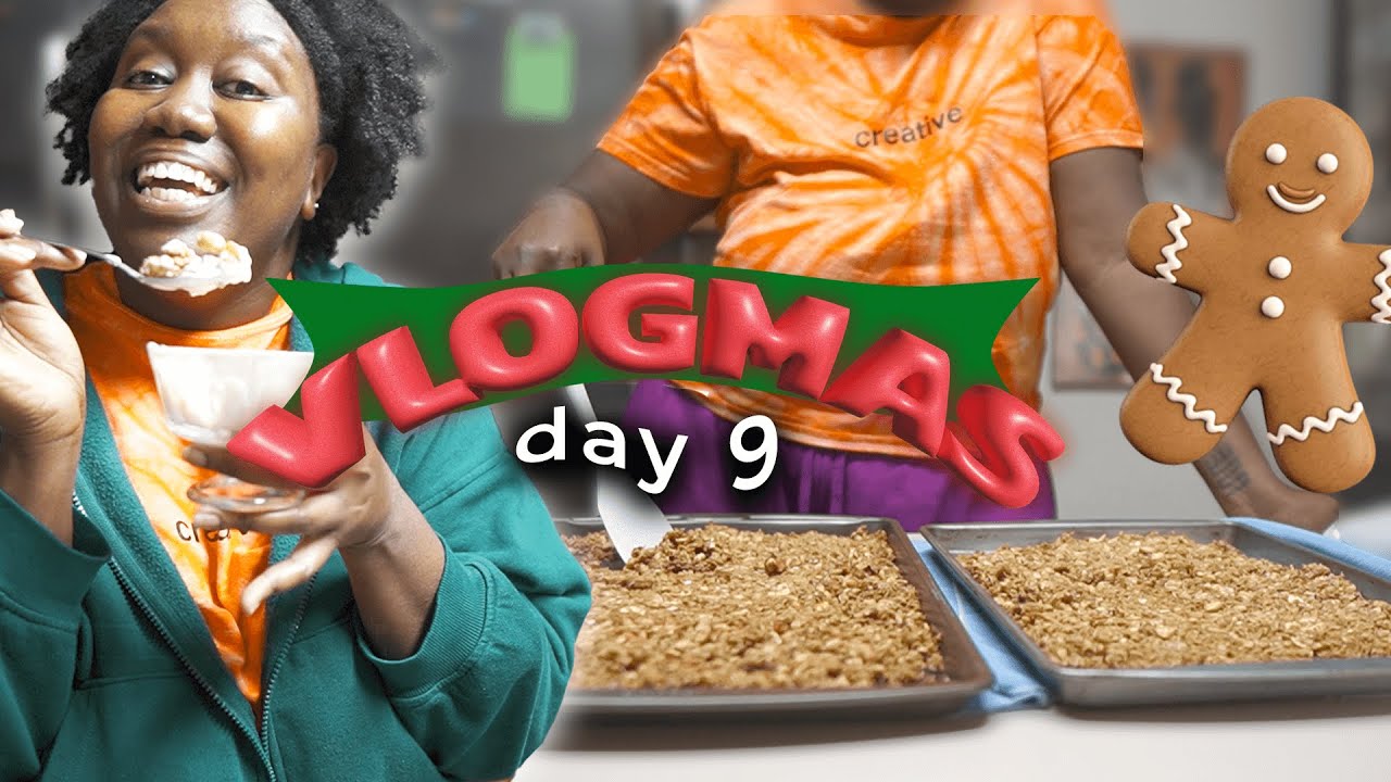 VLOGMAS DAY 09: Making Gingerbread Granola At My Parents' House