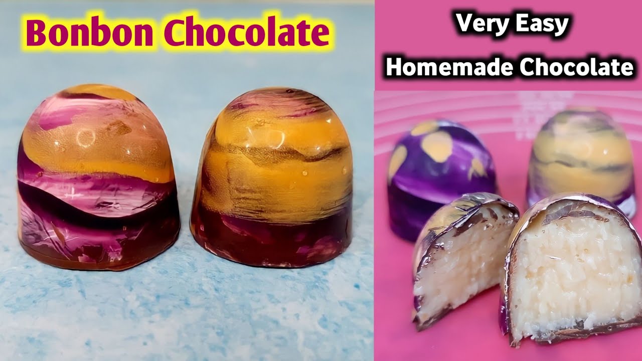 Bonbon Chocolate Recipe | Ganache Filled Bonbons | How To Make Bonbon Chocolate