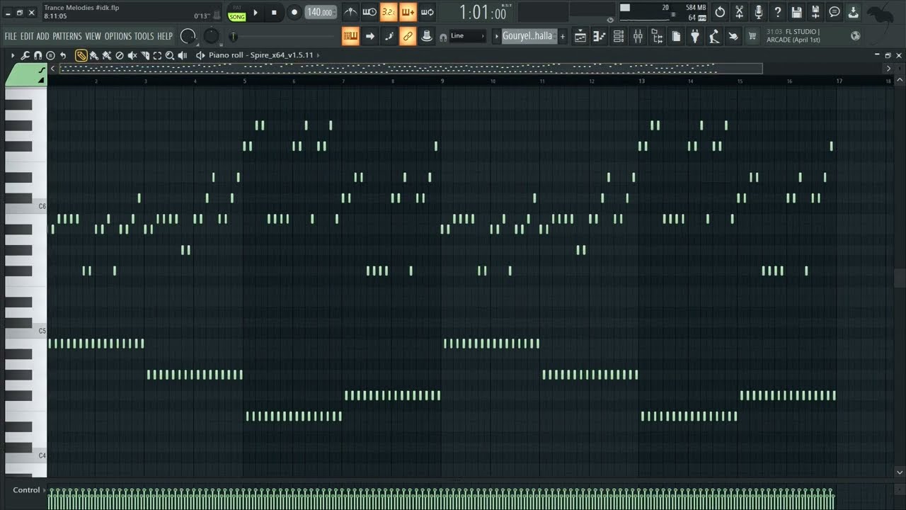Trance Melodies in FL Studio #8 (FLP + MIDI Download Free)