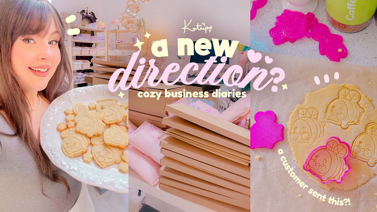 Gentle Week as a Business Owner ✿ Designing Cards & Character Cookies (NEW!)