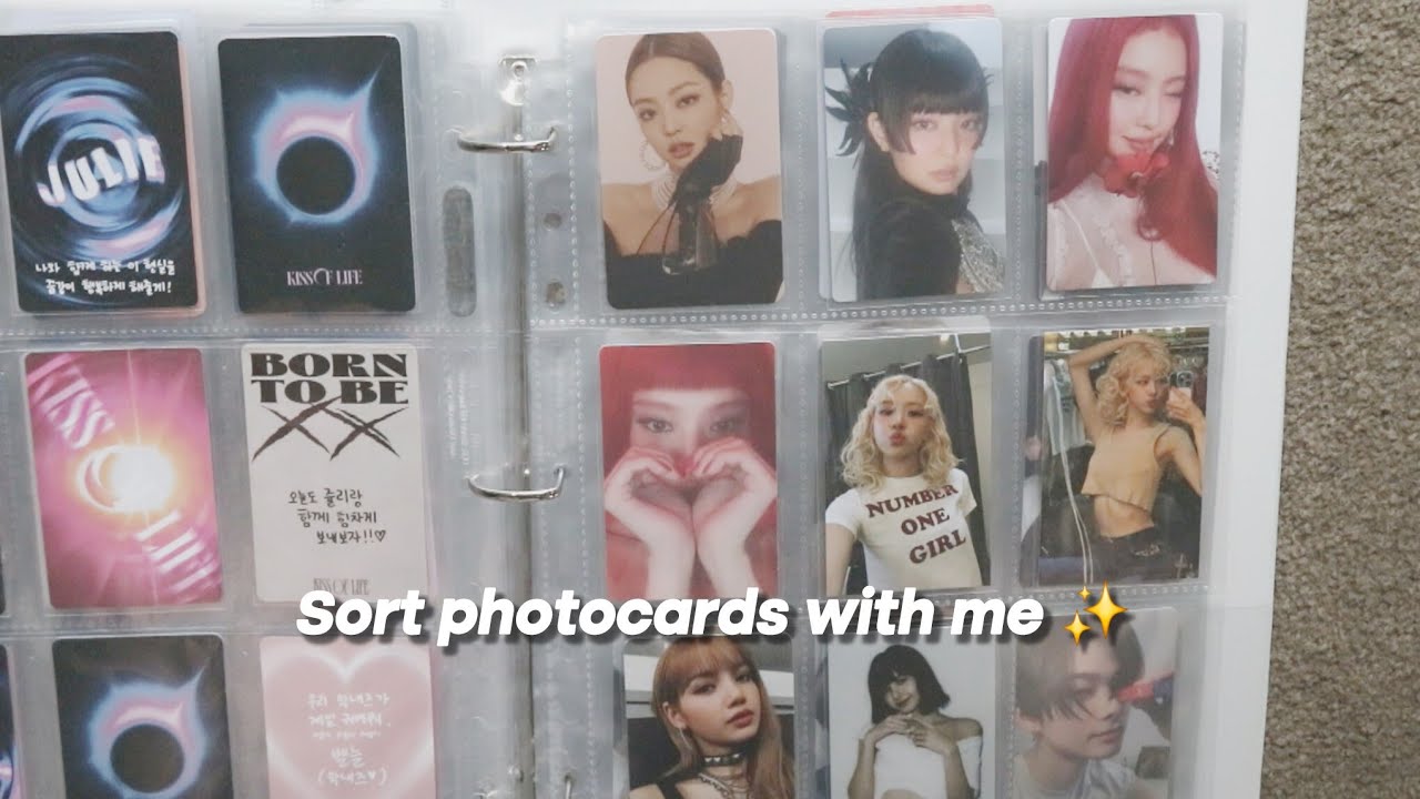 sort photocards with me #4 ~ blackpink, itzy & kep1er