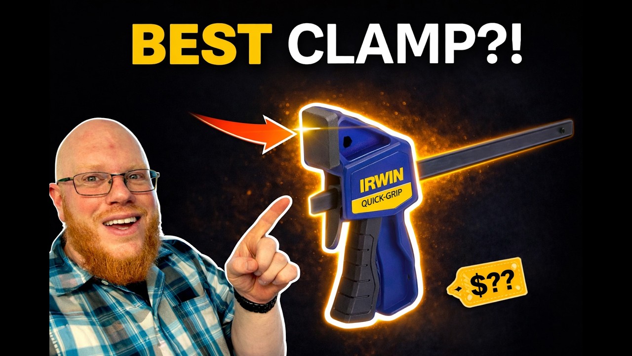 IRWIN QUICK-GRIP BAR CLAMP- REVIEW!! #woodworking #toolreview #carpentry #clamping