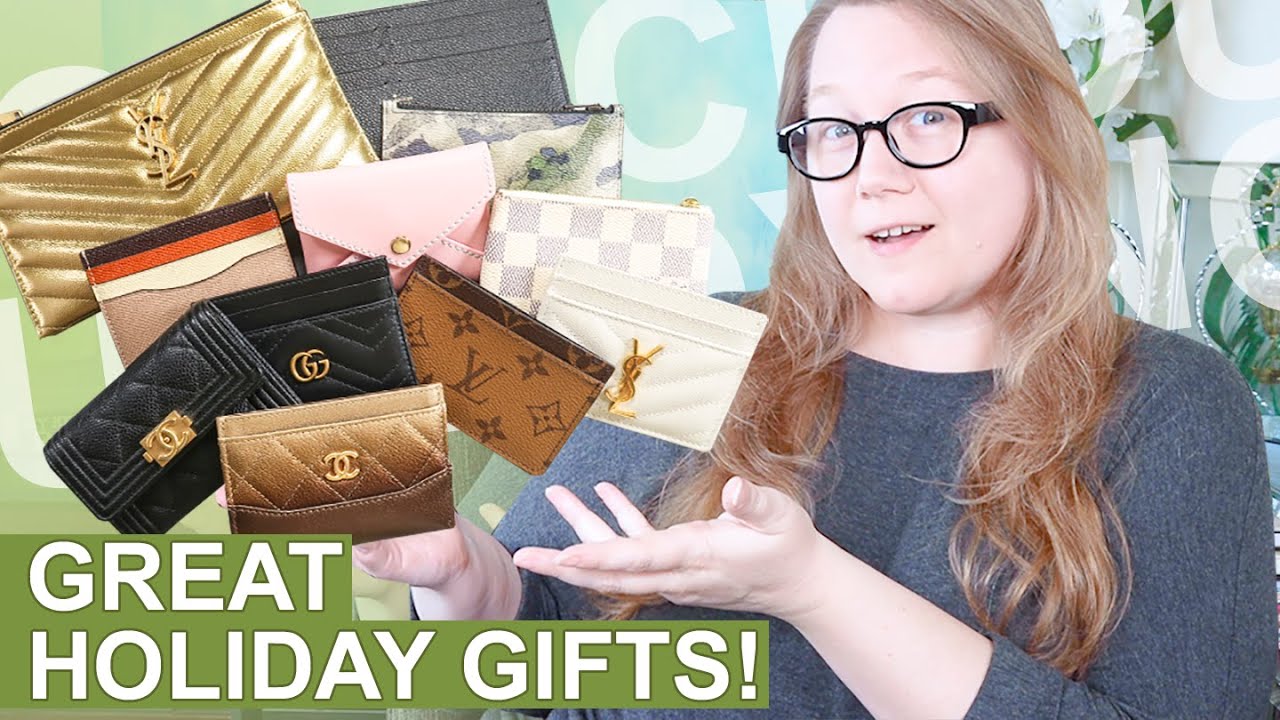 ULTIMATE LUXURY Card Holder Comparison || Louis Vuitton Chanel YSL Gucci || Autumn Beckman